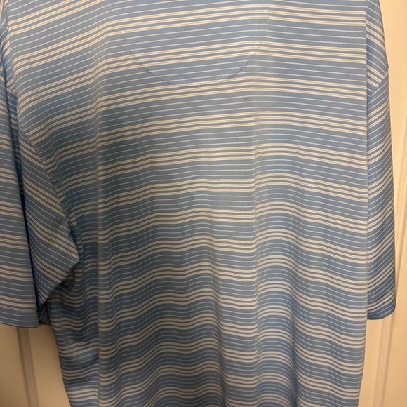 Pebble Beach Performance Polo Mens Extra Large XL Blue Short Sleeve Golf Shirt - Picture 5 of 7